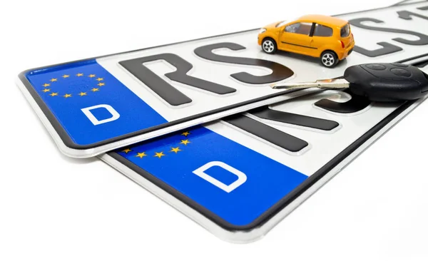 Bir satın alma sözleşmesi ile Alman plakası