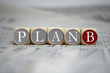 Küpleri zarlarla planı bir ve plan b