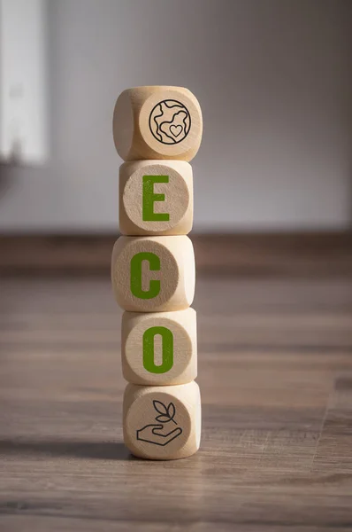 Cubos Dados Con Eco — Foto de Stock