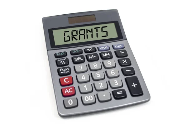 Kalkulačka Granty Samostatný — Stock fotografie