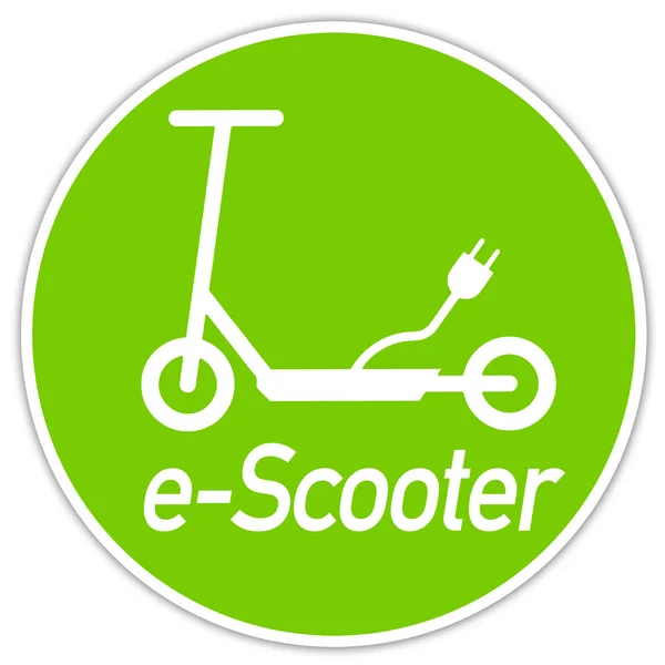 Illustration with e mobility e scooter transportation