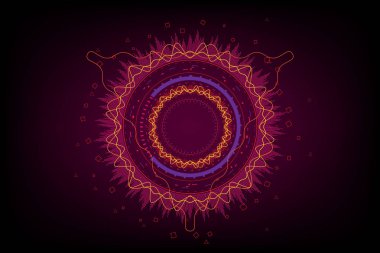 fütüristik soyut görselleştirme öğeyle satır arka plan graphic.vector ve illüstrasyon