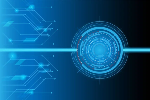 fütüristik donanım devre teknoloji arka plan arabirimi information.vector ve illüstrasyon soyut 