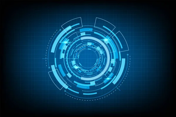 Teknoloji fütüristik Interface.Element dijital Ui.vector ve illüstrasyon soyut