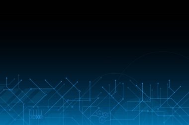 arka plan futuristik devre illüstrasyon teknoloji vektör