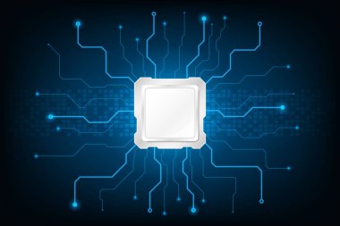 arka plan futuristik devre illüstrasyon teknoloji vektör