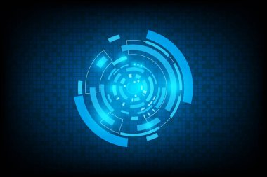 arka plan futuristik devre illüstrasyon teknoloji vektör