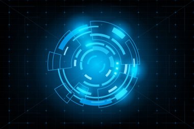 arka plan futuristik devre illüstrasyon teknoloji vektör