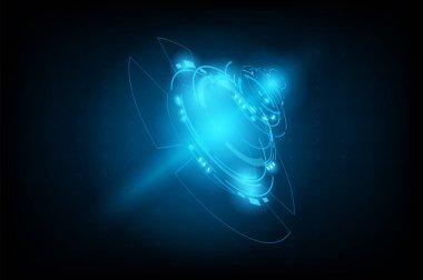 arka plan futuristik devre illüstrasyon teknoloji vektör
