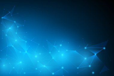  Soyut fütüristik poliginal arka plan, vektör illüstrasyon 