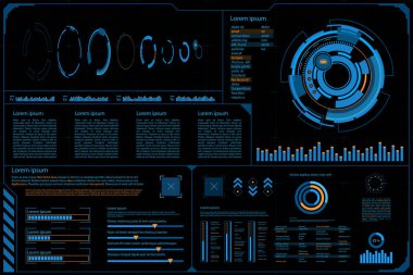 arka plan futuristik devre illüstrasyon teknoloji vektör