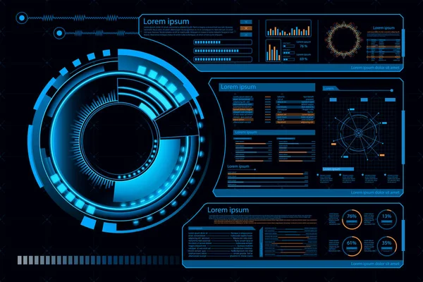 Abstrait Futuriste Circuit Technologie Arrière Plan Illustration Vectorielle — Image vectorielle