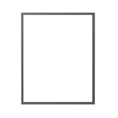 boş fotoğraf çerçevesi beyaz arkaplanda izole edildi