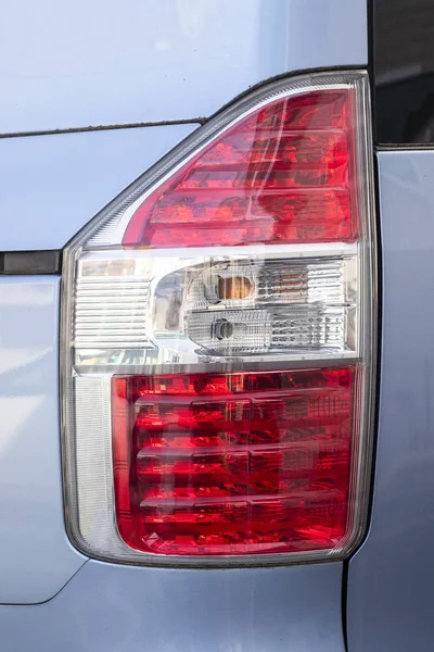 Close Blue Car Tail Light — Stock Photo, Image