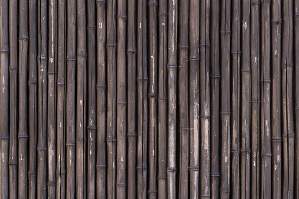 Dřevěný Plot Vzor Hnědý Bambus Pozadí — Stock fotografie