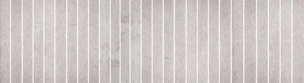 Panorama White Wood Planks Background — Stock Photo, Image