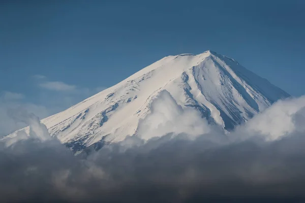 Góra Fuji Kawaguchiko Jezioro Wczesnych Godzinach Rannych — Zdjęcie stockowe