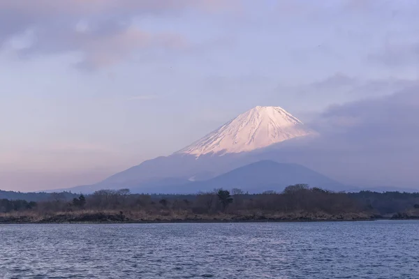 Montaña Fuji Lago Shojiko Temporada Primavera — Foto de Stock