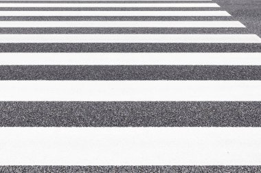 Yakından - Zebra geçiş desen şehir yolda