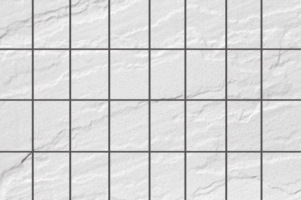 Außenbereich Weißen Steinfliesenboden Nahtlosen Hintergrund — Stockfoto