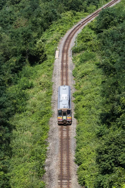 Oito Line Oito Line Japan Railway Which Connects Matsumoto Station — Stock Photo, Image
