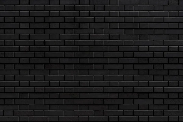 Zwarte Steen Baksteen Textuur Achtergrond — Stockfoto
