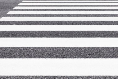 Yakından - Zebra geçiş desen şehir yolda