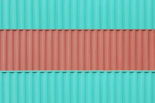 船厂堆满五颜六色的集装箱运输 — 图库照片