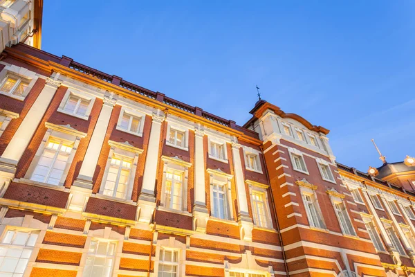 Tokyo Station Una Stazione Ferroviaria Nel Quartiere Degli Affari Marunouchi — Foto Stock