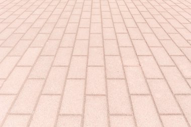 Açık blok taş döşeme zemin arka planı 