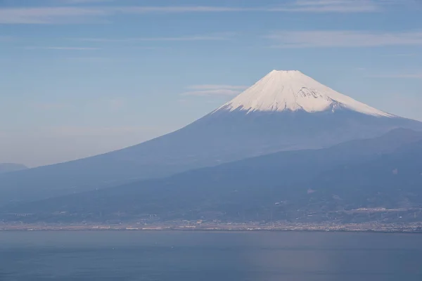 Nézd Fuji Hegy Kora Reggel — Stock Fotó