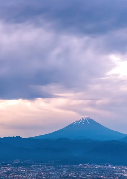Utsikt Fjellet Fuji Tidlig Morgen – stockfoto