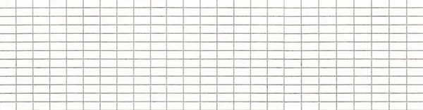 Panorama White Stone Brick Wall Pattern — Stock Photo, Image
