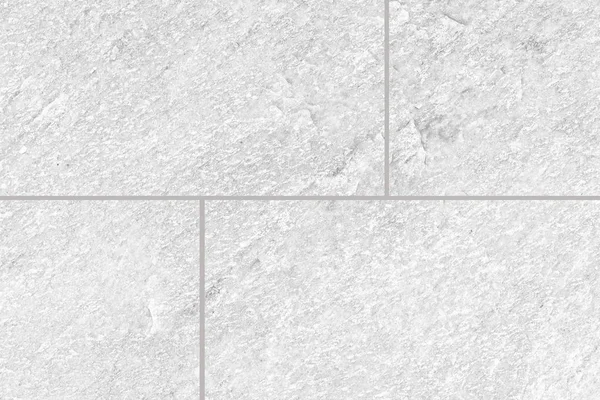 White Stone Floor Tile Pattern Seamless Background — Stock Photo, Image