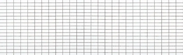 Panorama Mattone Bianco Modello Muro Pietra Sfondo Senza Soluzione Continuità — Foto Stock
