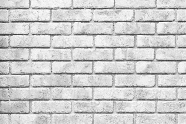 れんが造りの白い石壁シームレス背景 — ストック写真