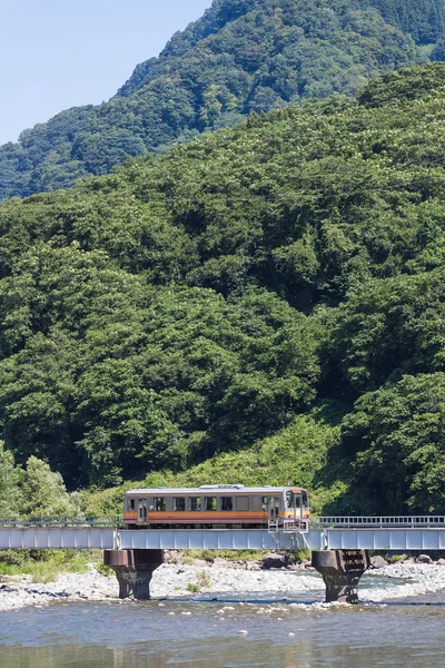 View Oito Line Which Connects Matsumoto Station Nagano Prefecture — Stock Photo, Image