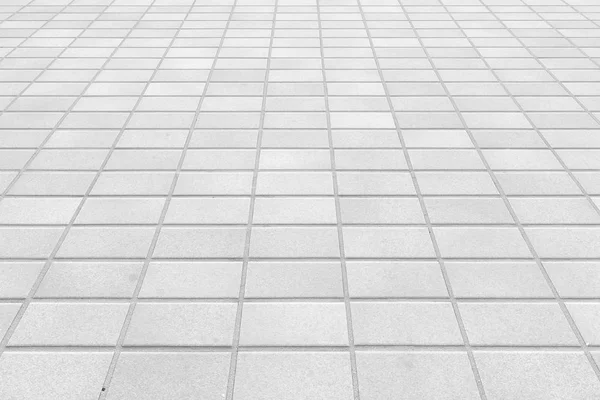 Outdoor White Stone Block Floor Tile Background — Stock Photo, Image