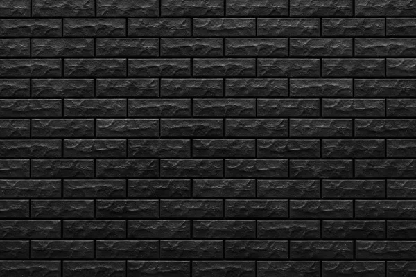 Modern black stone tile wall pattern and background