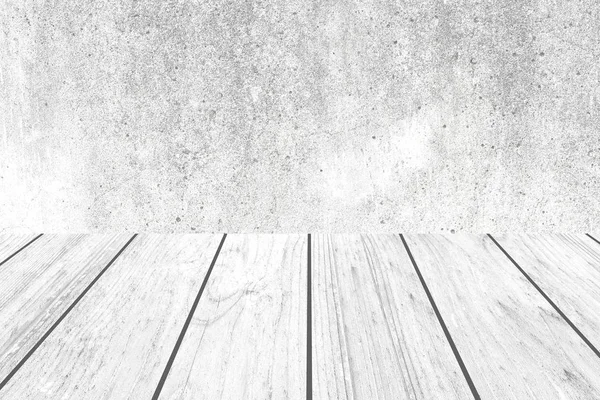 Beton duvar ve beyaz tahta arka plan