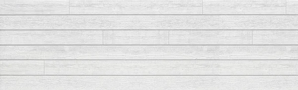 Panorama White Wood Wall Pattern Background — Stock Photo, Image