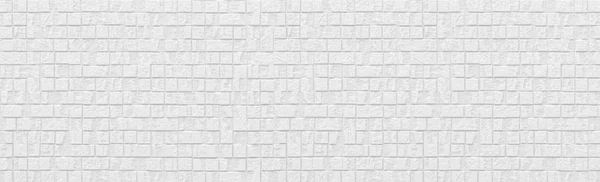 Panorama Bianco Moderno Modello Muro Pietra Sfondo — Foto Stock