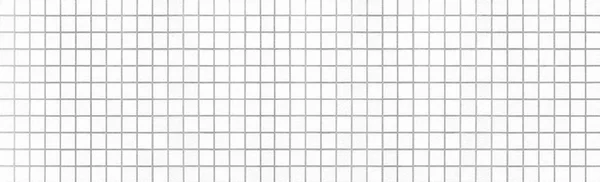Panorama Sfondo Mosaico Bianco Patern Senza Soluzione Continuità — Foto Stock