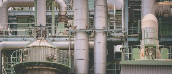 Industrial View Oil Refinery Plant Form Industry Zone — Stock Photo, Image