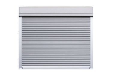 Pencere panjuru beyaz arkaplanda izole edildi