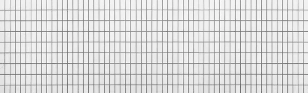 Panorama White Brick Wall Pattern Seamless Background — Stock Photo, Image