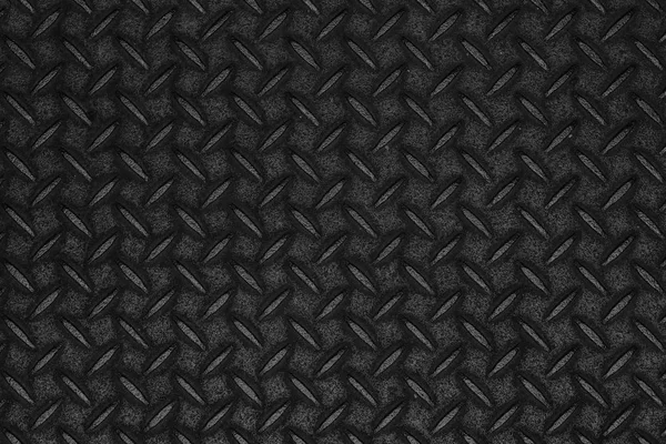 ブラック ダイヤモンド プレート パターンとシームレスな背景 — ストック写真