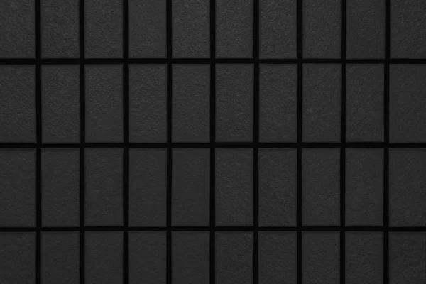 Zwarte Bakstenen Muur Patroon Naadloze Achtergrond — Stockfoto