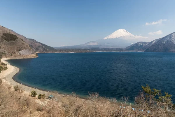 Fuji Motosu Lake Spring Season — Stock Photo, Image