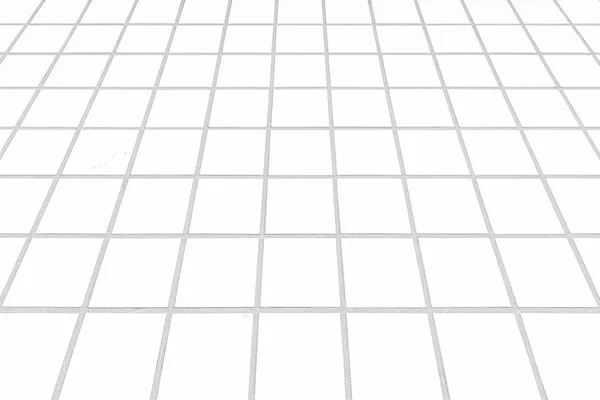 Outdoor White Stone Brick Tile Floor Pattern Background — Stock Photo, Image